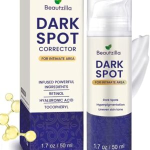 Beautzilla Dark Spot Corrector, Dark Spot Remover for Body, Dark Spot Remover for Inner Thighs, Dark Armpit Remover, for knees, elbows, and bikini area (1.7 OZ)